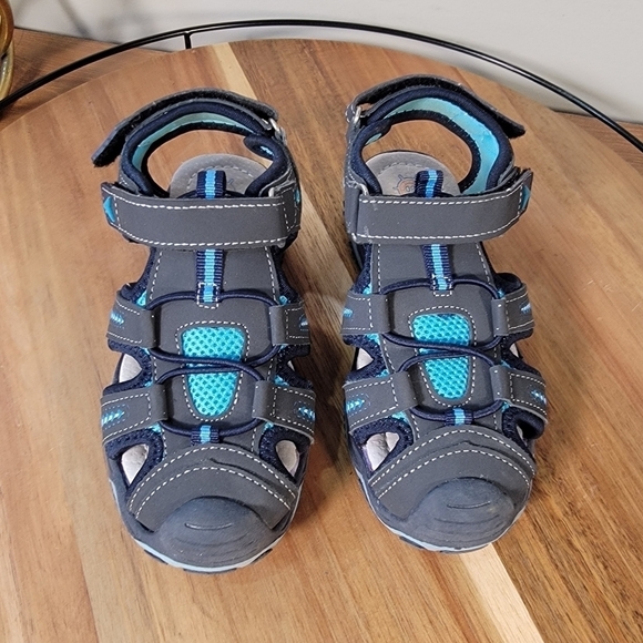 Apakowa Kid's Boy's Girl's Soft Sole Close Toe Sport Beach Sandals Size 12 - Picture 8 of 13